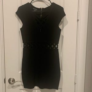 #67 Bebe, Black, Size M, Bandage Dress.